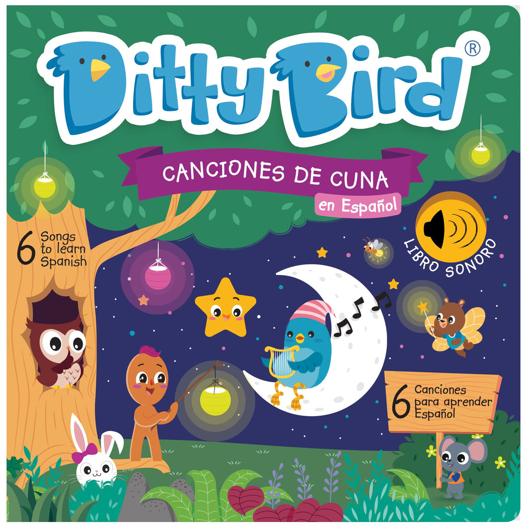 Ditty Bird Canciones de Cuna (Bedtime Songs) in Spanish