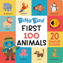 Load image into Gallery viewer, NEW! DITTY BIRD - 100 ANIMALS SOUND BOOK