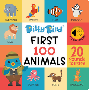 NEW! DITTY BIRD - 100 ANIMALS SOUND BOOK