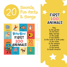 Load image into Gallery viewer, NEW! DITTY BIRD - 100 ANIMALS SOUND BOOK