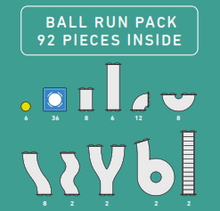 Load image into Gallery viewer, Connetix Tiles - 92 Piece Ball Run Set