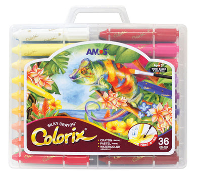 AMOS Colorix - Colorix Silky Safe Crayon 36 colors Pack
