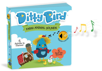 Ditty Bird Farm Animals Sound Board Book