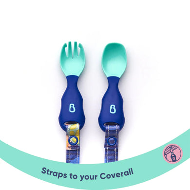 Bibado Attachable Weaning Spoon & Fork Set