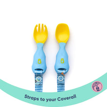 Load image into Gallery viewer, Bibado Attachable Weaning Spoon &amp; Fork Set