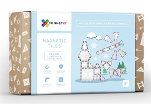 Connetix Tiles - 34 pc Clear Pack