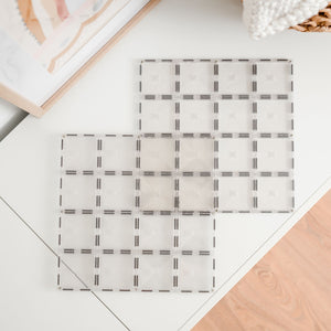 Connetix Tiles - 2 Piece Clear Base Plate