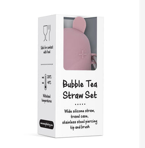 We Might Be Tiny Keepie + Bubble Tea Straw Set