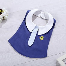 Load image into Gallery viewer, 2 Pack Fake Collar Tie Cotton Bib