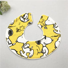 Load image into Gallery viewer, Yellow Snoopy Drool Bib