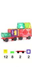 Load image into Gallery viewer, Connetix Tiles - 24 Piece Car Pack Set - Magnetic Building Tiles