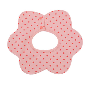 Polka Pink Dot Burp Bib Cute