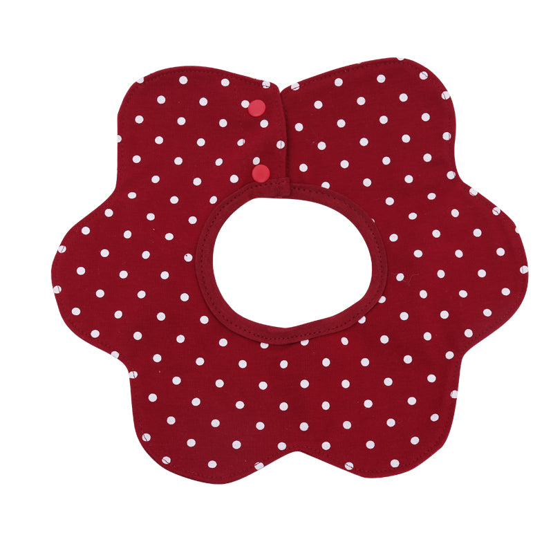 Polka Red Dot Burp Bib Cute