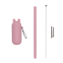 Load image into Gallery viewer, We Might Be Tiny Keepie + Bubble Tea Straw Set
