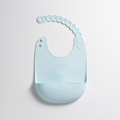 Miniware Roll & Lock silicone bib